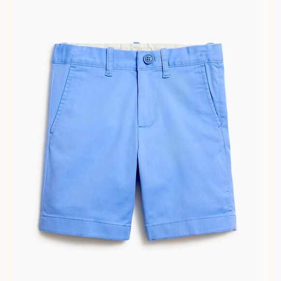 J Crew Factory Blue Boys' Gramercy flex chino short size 6 - Picture 1 of 5